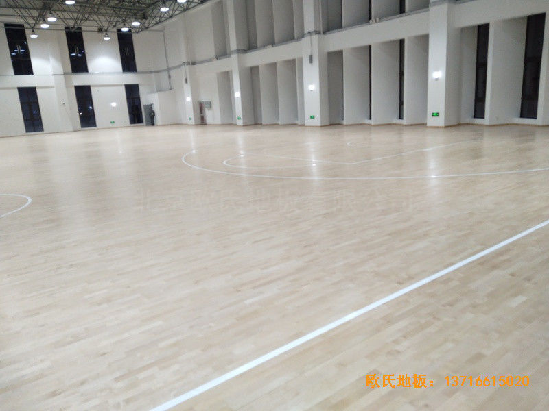 浙江寧波象山分?；@球館體育地板鋪裝案例3