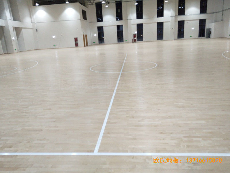 浙江寧波象山分?；@球館體育地板鋪裝案例4