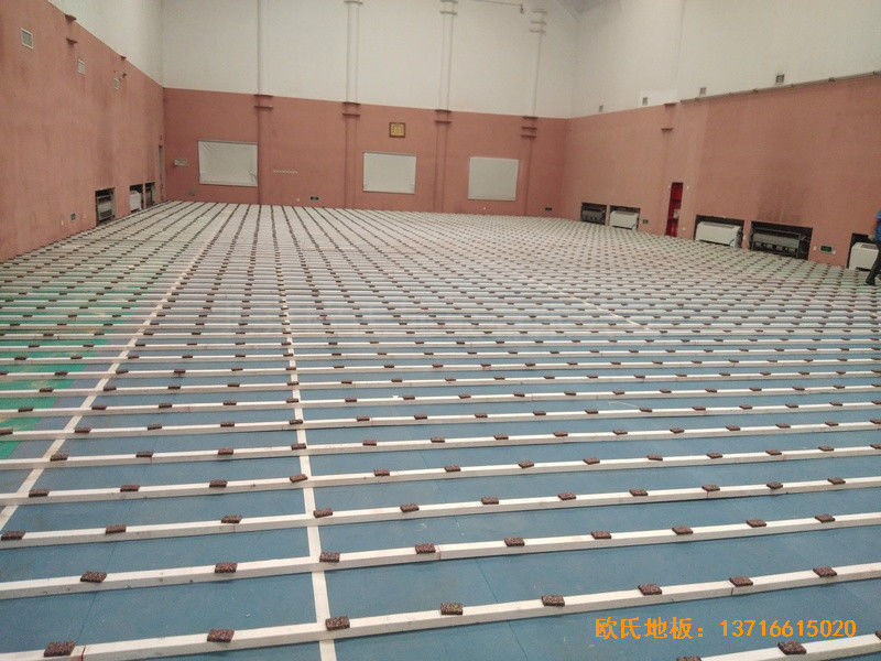 北京建國路75號熱電公司運(yùn)動館運(yùn)動木地板鋪裝案例1
