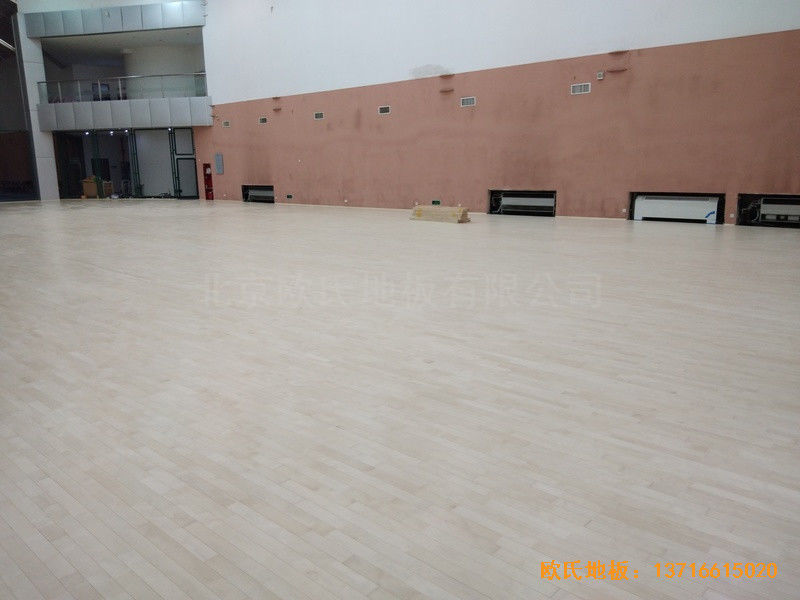 北京建國路75號熱電公司運(yùn)動館運(yùn)動木地板鋪裝案例3