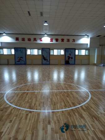 柞木運(yùn)動籃球木地板價格低